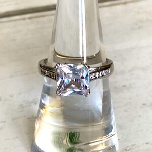 Princess Cut Simulated Diamond Ring Size 7